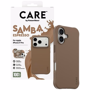 CARE by PanzerGlass Stilingas Samba Magnetinis dėklas telefonui iPhone 17 Pro - rudas