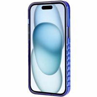 Audi IML Magnetinis dėklas su dideliu logotipu telefonui iPhone 15/14/13 - mėlynas