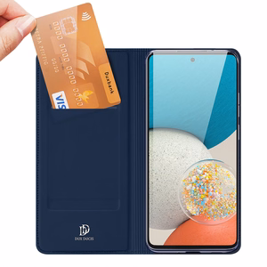 Dux Ducis Skin Pro dėklas telefonui Samsung Galaxy A73 mėlynas