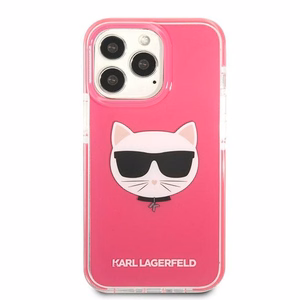 KARL LAGERFELD KLHCP13XTPECPI IPHONE 13 PRO MAX 6.7 "DĖKLAS FUCHSIA/FUSCHIA CHOUPETTE HEAD