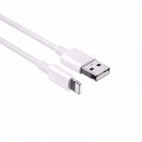 WiWU - Classic serijos duomenų kabelis Wi-C006 USB A į Lightning 2,4A - baltas