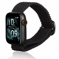 Beline Dirželis Apple Watch Textile 38/40/41mm juodas