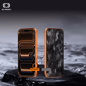 Tel Protect Dust-Free Easy Fit HD Titan grūdintas stiklas skirtas Iphone 16 juodas