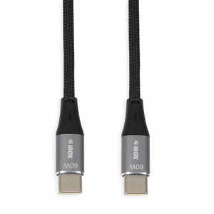 iBOX IKUTC USB-C laidas 60W 1m juodas