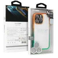 IDEAR dėklas W15 Iphone 14 Plus oranžinis-mėtų