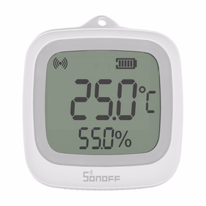 ZigBee LCD temperatūros ir drėgmės jutiklis Sonoff SNZB-02WD