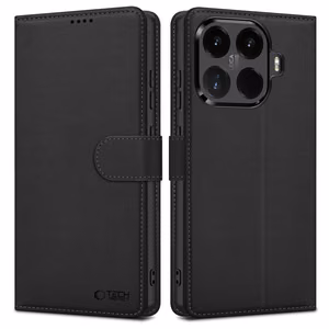 Dėklas Tech-Protect Wallet Xiaomi 17T juodas