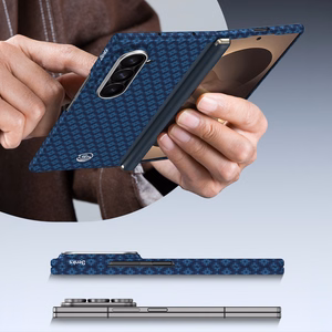 Benks Magnetic Armor Grid Air Grand Combo dėklas Samsung Galaxy Z Fold 8 Ultra, mėlynas (C.K.FL.SA.BE.S051)