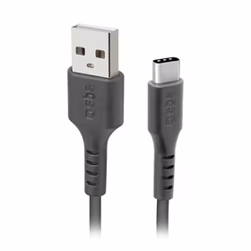 SBS TECABLETC220K USB-A - USB-C kabelis 2 m - juodas