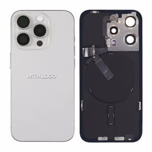 Galinis dangtelis iPhone 15 Pro Max / White Titanium / (visos dalys) / OEM