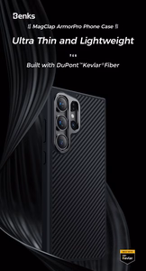 Benks Magnetinis Armor Pro Kevlar dėklas telefonui Samsung Galaxy S24 Plus (0041) 600D (m) - juodas