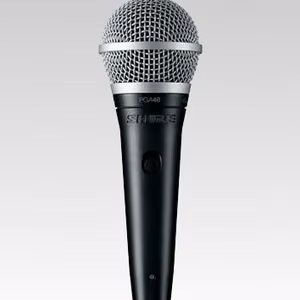 Shure PGA48-XLR Juoda, Metalinis Scenos / pasirodymų mikrofonas