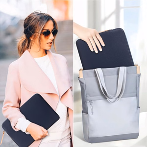 Tech-Protect Fleece nešiojamojo kompiuterio krepšys 13–14" - mėlynas