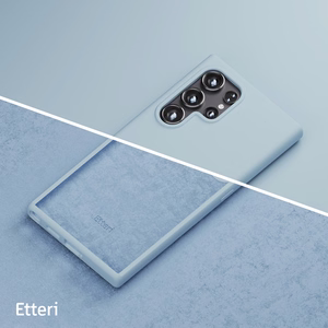 Etteri Silikoninis dėklas for Samsung Galaxy S24 FE šviesiai mėlynas