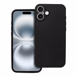 Minkštas dėklas telefonui IPHONE 16 Plus juodas
