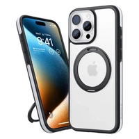 Torras Ostand R Fusion dėklas telefonui iPhone 16 Pro Max (juodas)