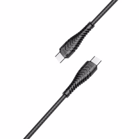 VEGER kabelis Type į Type C PD 3A 60W V106 1,2 m juodas