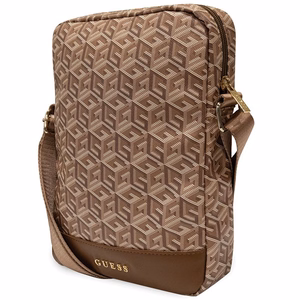 Guess krepšys GUTB10HGCFSEW 10" rudas GCube Stripe planšetės krepšys