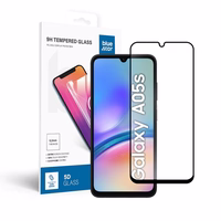 Apsauginis stiklas Blue Star - SAMSUNG A05s viso ekrano (su rėmeliu, mažo dydžio) - juodas