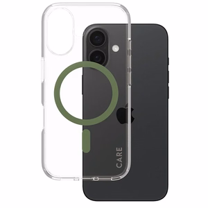 CARE by PanzerGlass Flagmano dėklas telefonui iPhone 16 6.1" žalias/žalias Magnetinis 1369