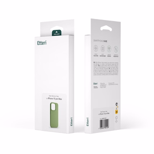 Etteri silikoninis dėklas telefonui iPhone 15 Pro 6,1" šviesiai žalias