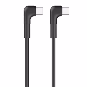 Maxlife MXUC-09 угловой кабель USB-C - USB-C 1,0 m 60W черный