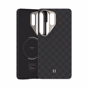 Benks Magnetic Armor Air Armor Grid Kevlar Dėklas Metal Frame 600D (E050) for Samsung Galaxy S26 Ultra juodas