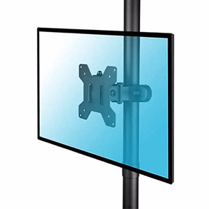 Techly ICALCD100BK Juoda Stalas