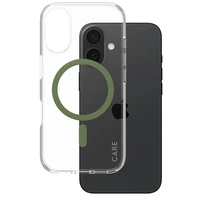 CARE by PanzerGlass Flagmano dėklas telefonui iPhone 16 6.1" žalias/žalias Magnetinis 1369