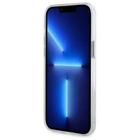 Karl Lagerfeld IML Metalinė Choupette galva MagSafe dėklas iPhone 13 Pro - baltas
