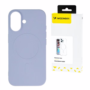 Skystas silikoninis dėklas Magnetinis Samsung Galaxy S25 - Violetinis