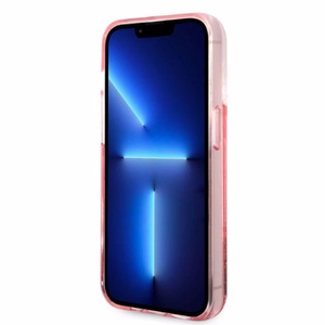 Karl Lagerfeld KLHCP14LLBKLCP iPhone 14 Pro 6.1 "rožinis / rožinis kietas dėklas Liquid Glitter Big KL