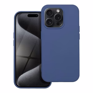 Silikoninis dėklas IPHONE 15 Pro - mėlynas