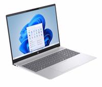 HP OmniBook 5 AI 16-af1219nw Intel Core Ultra 5 225U nešiojamas kompiuteris 40,6 cm (16") 2K 16 GB LPDDR5x-SDRAM 512 GB SSD Wi-Fi 6E (802.11ax) Windows 11 Home AI PC sidabrinis