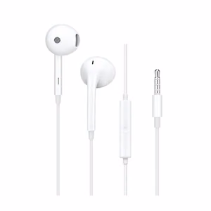 Laidinės ausinės Jack 3,5 mm Oppo MH135 be pakuotės baltos