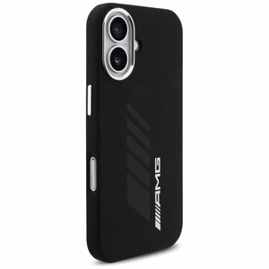 AMG silikoninis Oversize Rhombs MagSafe dėklas iPhone 17 - juodas