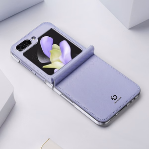 Dėklas Dux Ducis Bril Samsung F731 Z Flip5 5G violetinis