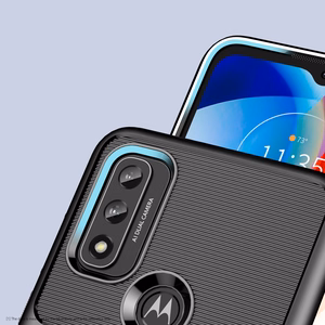 Thunder dėklas lankstus šarvuotas dangtelis Motorola Moto G Play 2022 juodas