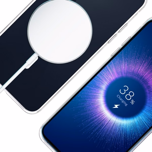 3mk Clear Magnetinis dėklas telefonui Apple iPhone 14 Plus - Permatomas