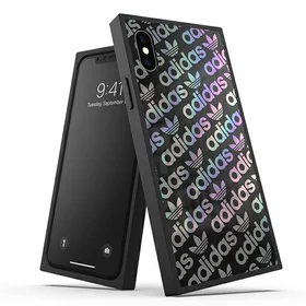 Adidas OR Square dėklas iPhone X / Xs - juodas