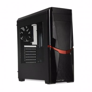 iBox ORCUS X14 Midi Tower juodas kompiuterio korpusas