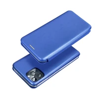 ELEGANCE knyginis dėklas telefonui SAMSUNG S23 FE tamsiai mėlynas