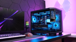 Mars Gaming MC3TCORELCDM kompiuterio korpusas „Mini Tower“ Juoda