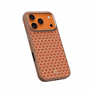 "Benks" magnetinis šarvas "Pro Armor Grid Kevlar korpusas su metaliniu rėmu 600D (YB69), skirtas Iphone 17 Pro orange