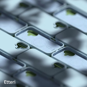 "Etteri" silikoninis magnetinis dėklas "iPhone 16 Plus" 6,7" šviesiai mėlynas