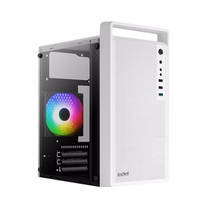 Aerocool PGS CS-109-G-WT-v1 FRGB baltas kompiuterio korpusas