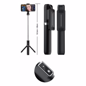 Baston "P50" Selfie Stick White (Remote control via Bluetooth)