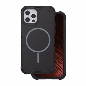 Чехол Defender 2in1 Mag для iPhone 12 6,1" чёрный