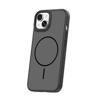 Frame Thin Mag dėklas for iPhone 14 6,1" juodas