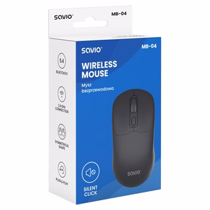 Savio MB-04 pelė universali Bluetooth IR LED 1600 DPI